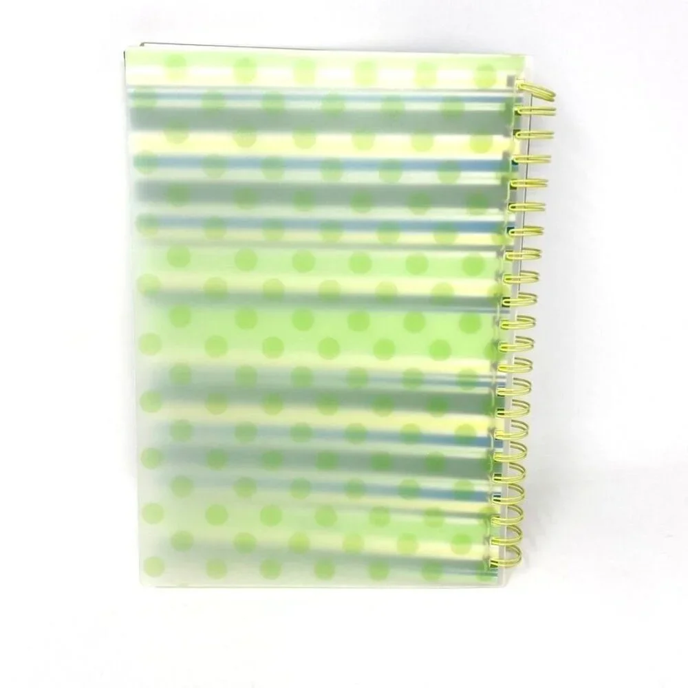 Target Spiral Lined Notebook Polka Dot Design Color Code Margins School